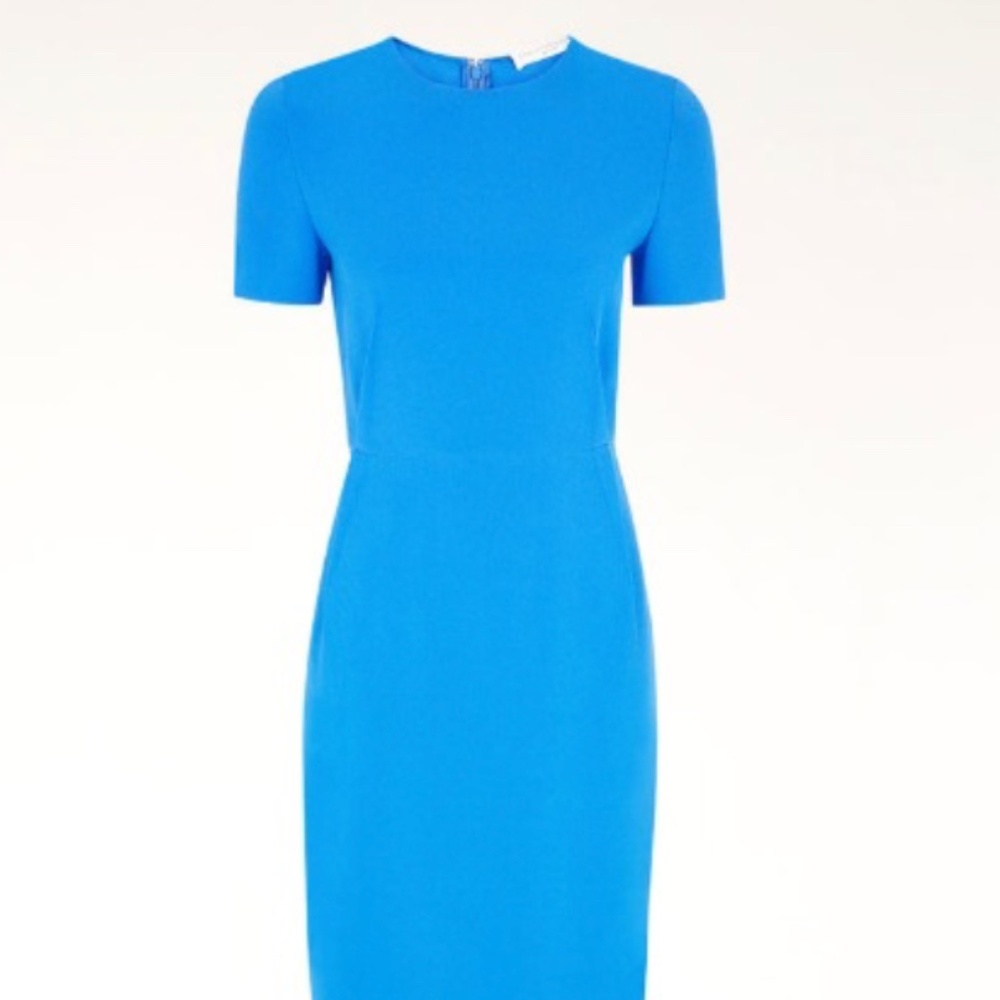 Stella McCartney Ridley Stretch dress blue fall 2012 Kate Middleton wore size 44